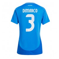 Maglia Calcio Italia Federico Dimarco #3 Prima Divisa Donna Europei 2024 Manica Corta